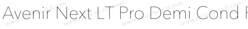 Avenir Next LT Pro Demi Cond Regula字体转换